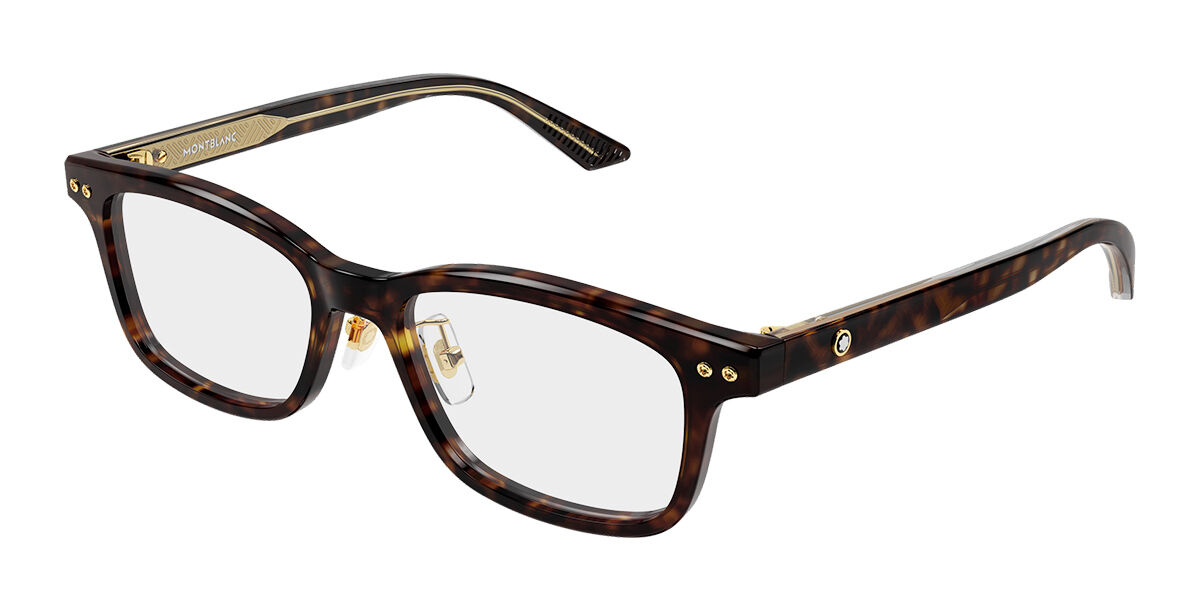 Montblanc MB0533OJ Vestibilità Orientale 003 Occhiali da Vista Tartarugatishell per Uomo (Solo Montatura)
