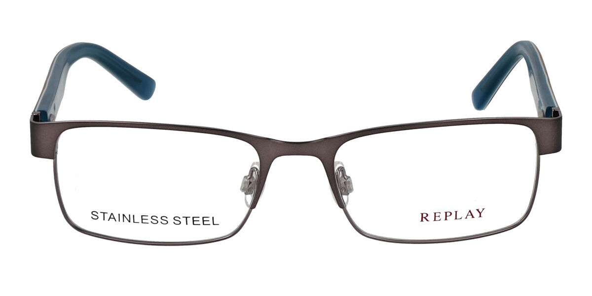 Replay RY 030 Men's Glasses, Gunmetal, Size 51