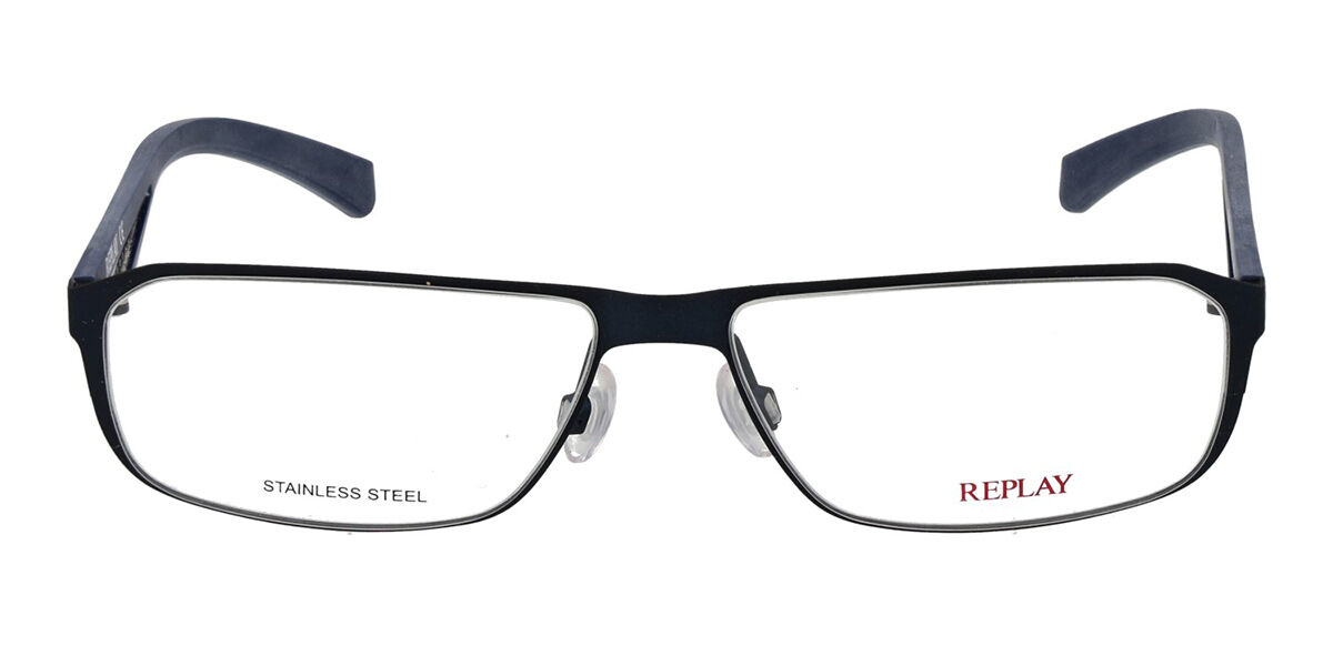 Replay RY 060 Men's Glasses, Blue, Size 55