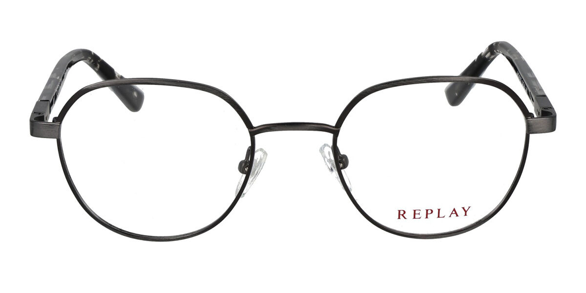Replay RY 245V Men's Glasses, Gunmetal, Size 50