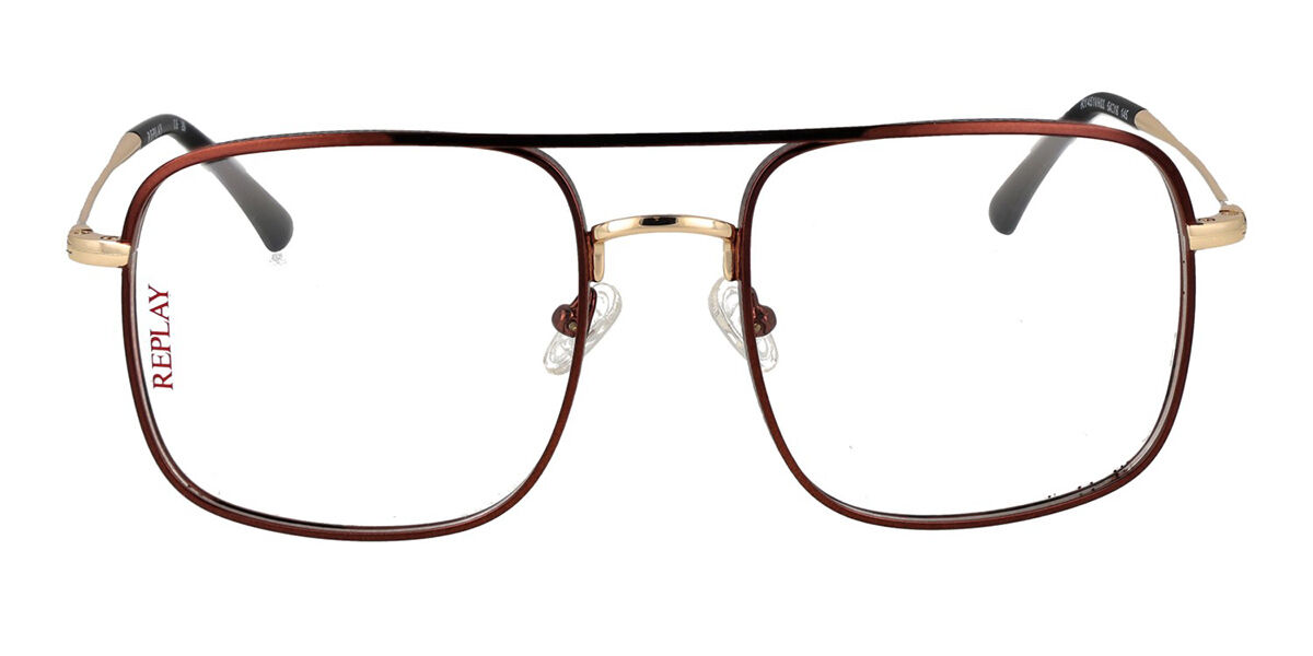 Replay RY 451V Men's Glasses, Brown, Size 54
