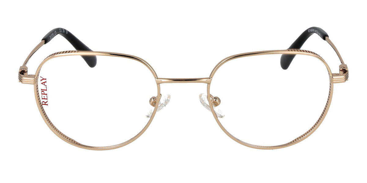 Replay RY 460V Men's Glasses, Gold, Size 51