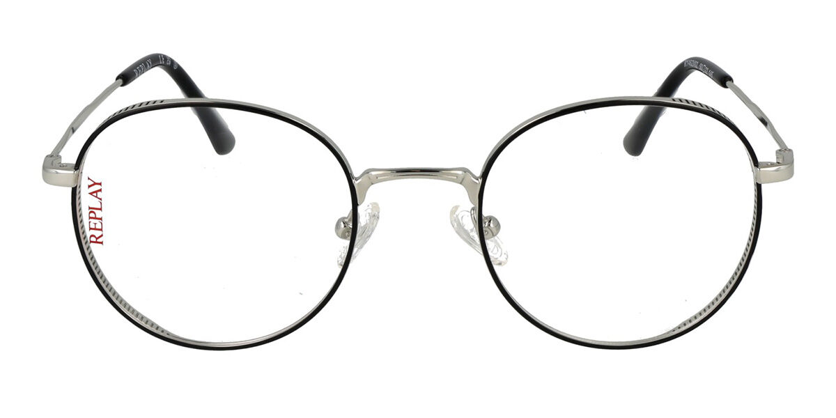 Replay RY 462V Men's Glasses, Black, Size 50