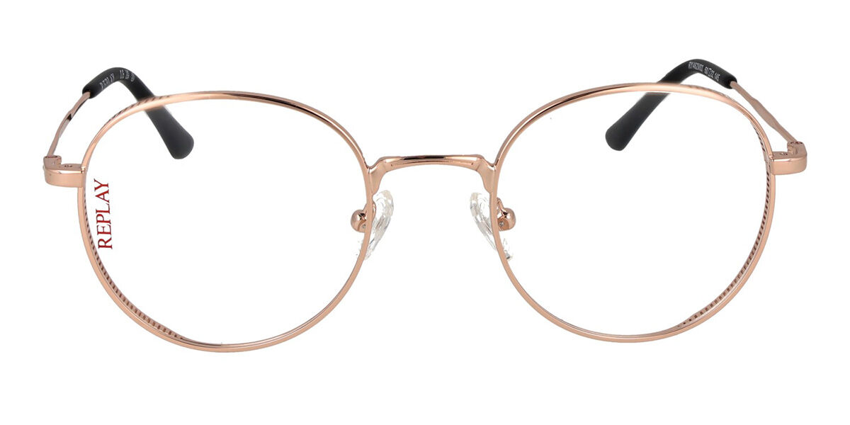 Replay RY 462V Men's Glasses, Gold, Size 50