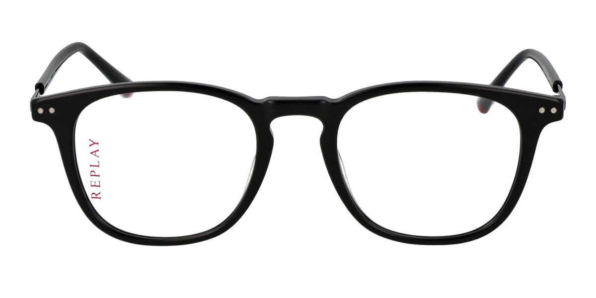 Replay RY 470V Men's Glasses, Black, Size 49