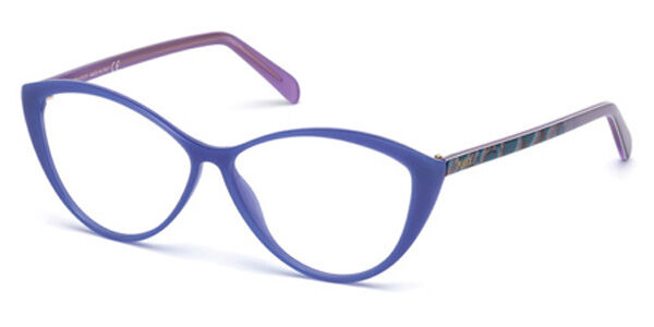 Photos - Glasses & Contact Lenses Emilio Pucci EP5058 090 Women's Eyeglasses Blue Size 56 (Fram 