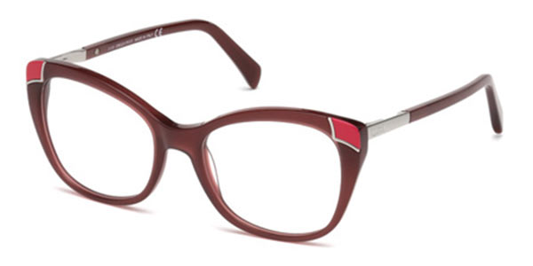 Photos - Glasses & Contact Lenses Emilio Pucci EP5059 068 Women's Eyeglasses Red Size 53 (Frame 