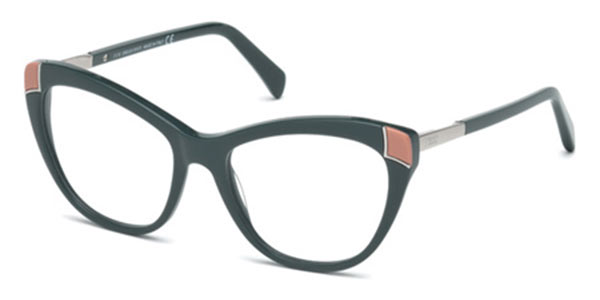 Photos - Glasses & Contact Lenses Emilio Pucci EP5060 098 Women's Eyeglasses Green Size 54 (Fra 
