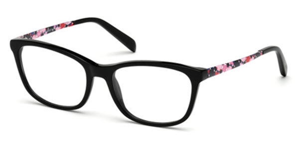 Photos - Glasses & Contact Lenses Emilio Pucci EP5068 001 Women's Eyeglasses Black Size 54 (Fra 