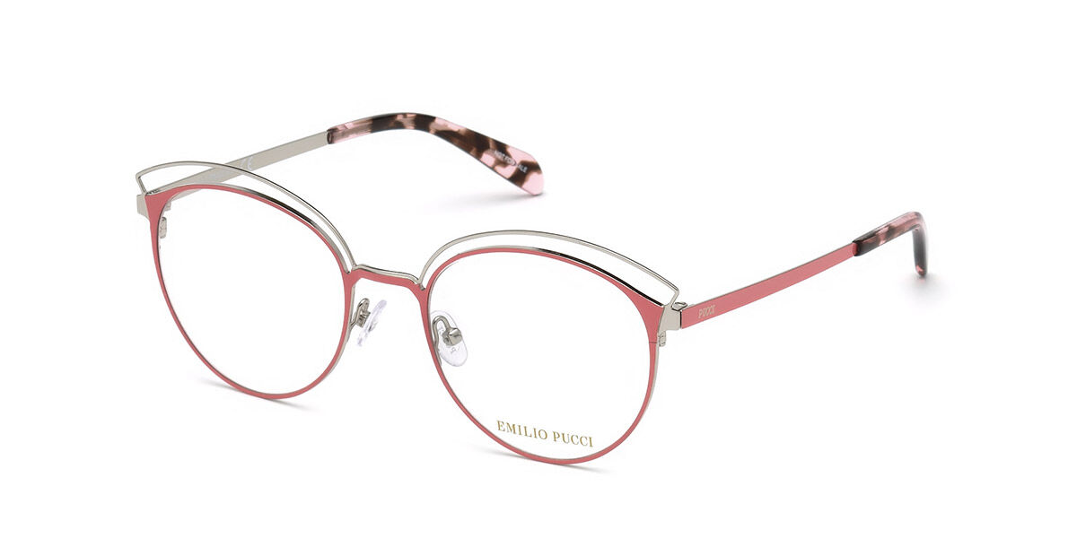 Photos - Glasses & Contact Lenses Emilio Pucci EP5076 074 Women's Eyeglasses Pink Size 49 (Fram 