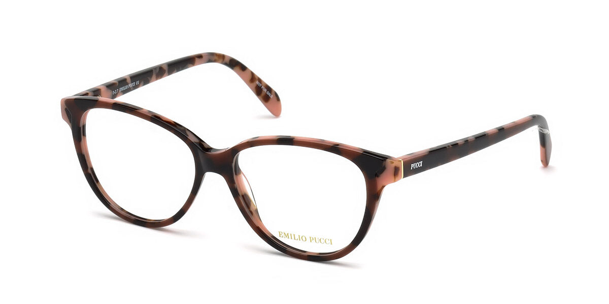 Photos - Glasses & Contact Lenses Emilio Pucci EP5077 050 Women's Eyeglasses Tortoiseshell Size 