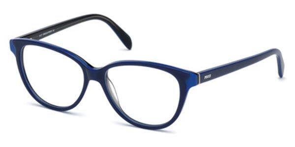 Photos - Glasses & Contact Lenses Emilio Pucci EP5077 092 Women's Eyeglasses Blue Size 53 (Fram 