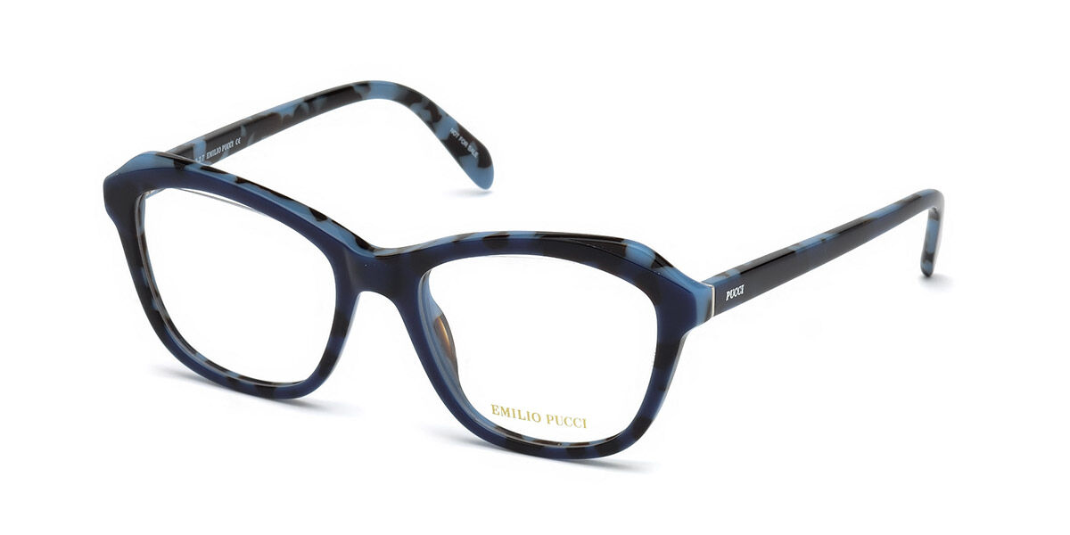 Photos - Glasses & Contact Lenses Emilio Pucci EP5078 092 Women's Eyeglasses Black Size 53 (Fra 