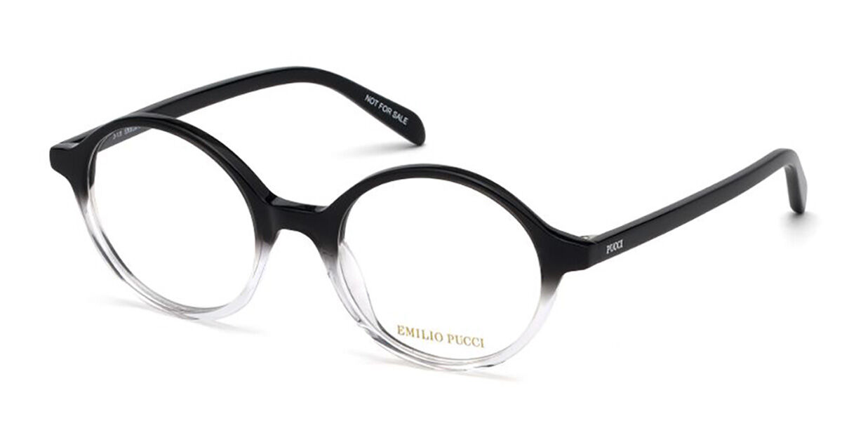 Photos - Glasses & Contact Lenses Emilio Pucci EP5091 005 Women's Eyeglasses Black Size 50 (Fra 