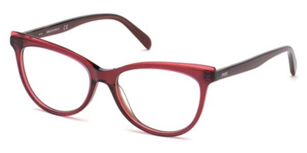 Photos - Glasses & Contact Lenses Emilio Pucci EP5099 050 Women's Eyeglasses Brown Size 53 (Fra 