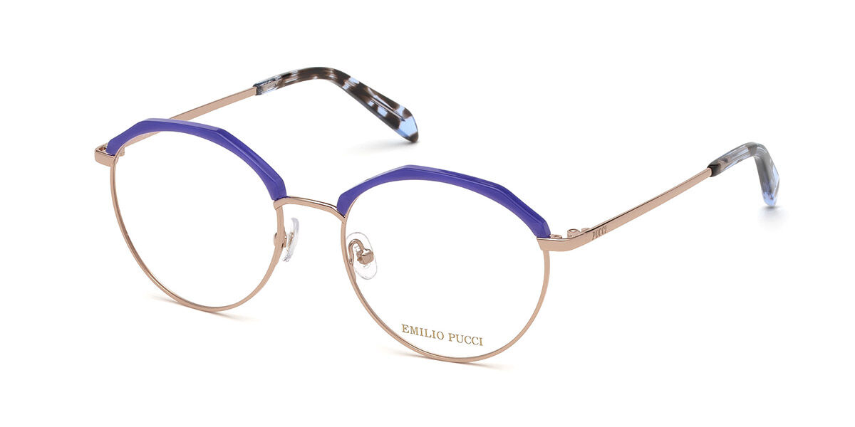Photos - Glasses & Contact Lenses Emilio Pucci EP5103 083 Women's Eyeglasses Purple Size 52 (Fr 