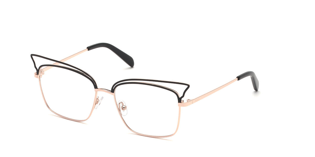 Photos - Glasses & Contact Lenses Emilio Pucci EP5122 028 Women's Eyeglasses Gold Size 53 (Fram 