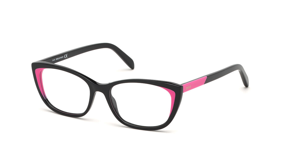 Photos - Glasses & Contact Lenses Emilio Pucci EP5127 005 Women's Eyeglasses Black Size 52 (Fra 