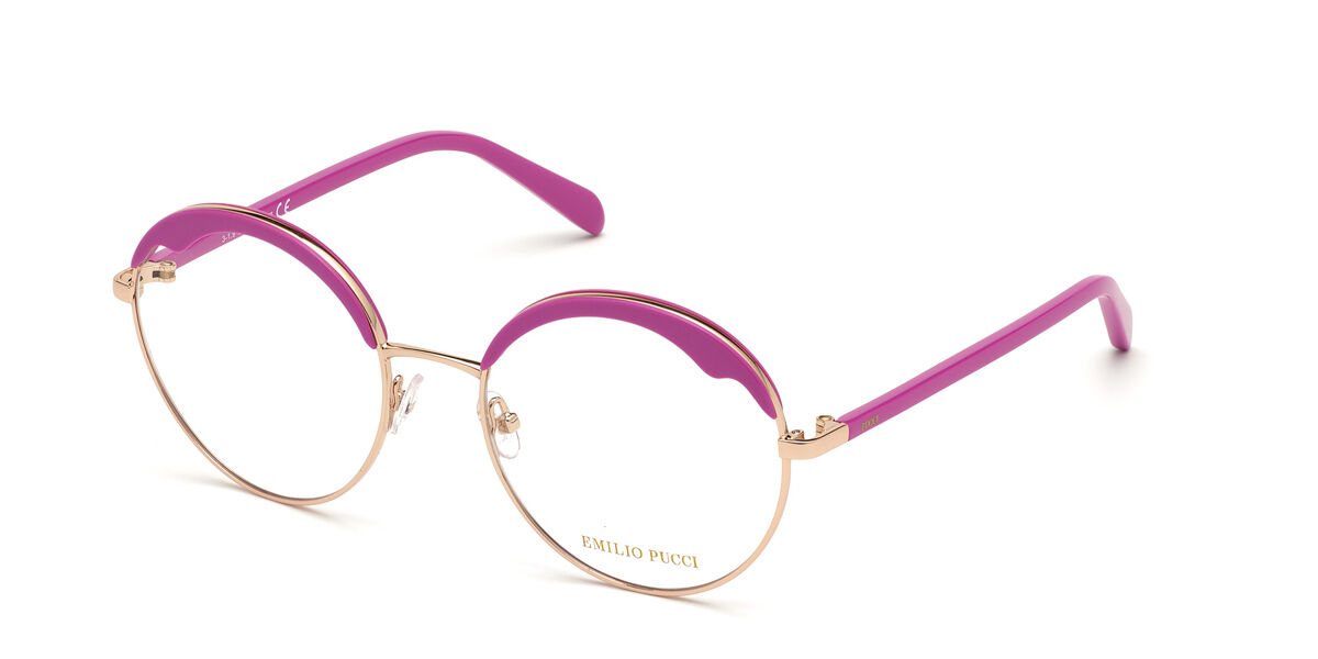 Photos - Glasses & Contact Lenses Emilio Pucci EP5130 028 Women's Eyeglasses Pink Size 54 (Fram 