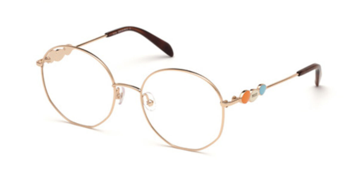 Emilio Pucci EP5145 028 53 Guldiga Glasögon (Endast Båge) Kvinna