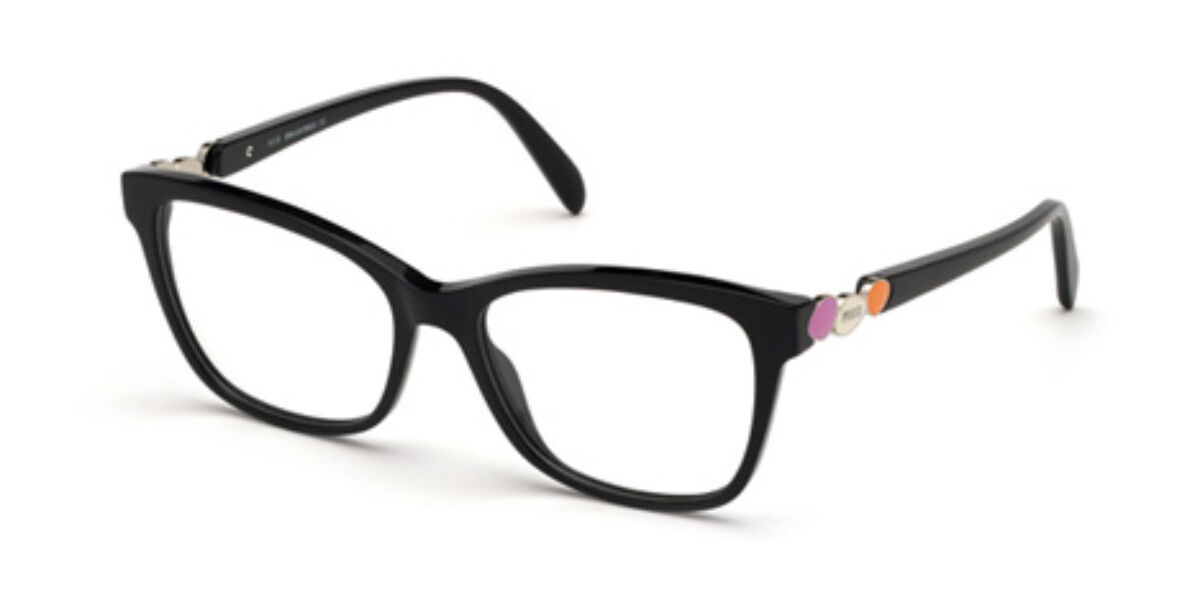 Photos - Glasses & Contact Lenses Emilio Pucci EP5150 001 Women's Eyeglasses Black Size 54 (Fra 