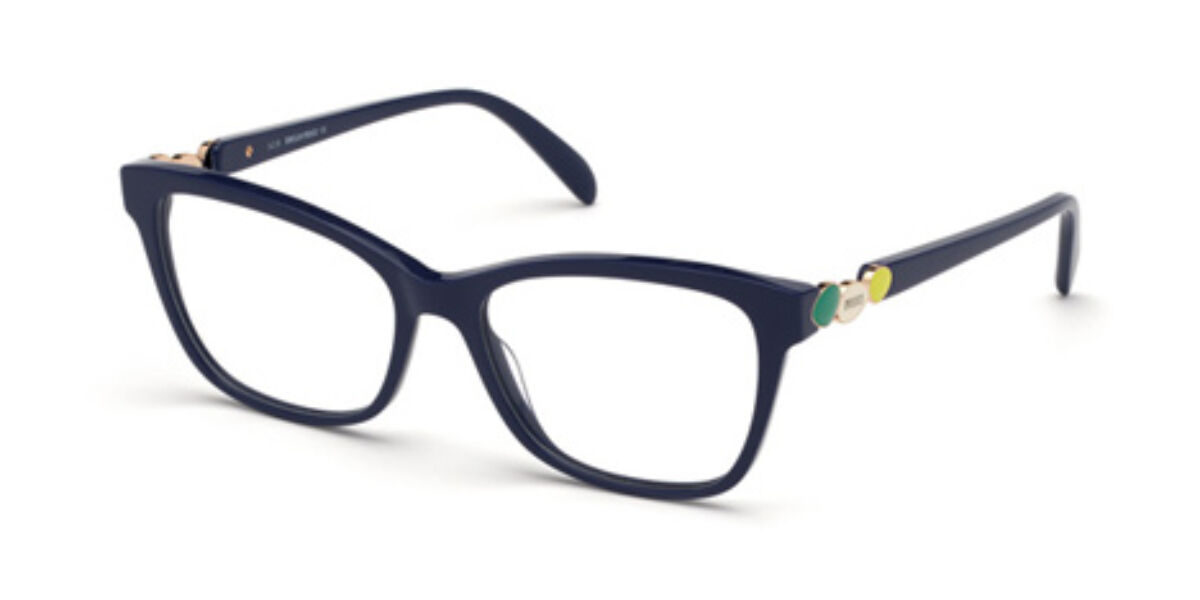 Photos - Glasses & Contact Lenses Emilio Pucci EP5150 090 Women's Eyeglasses Blue Size 54 (Fram 