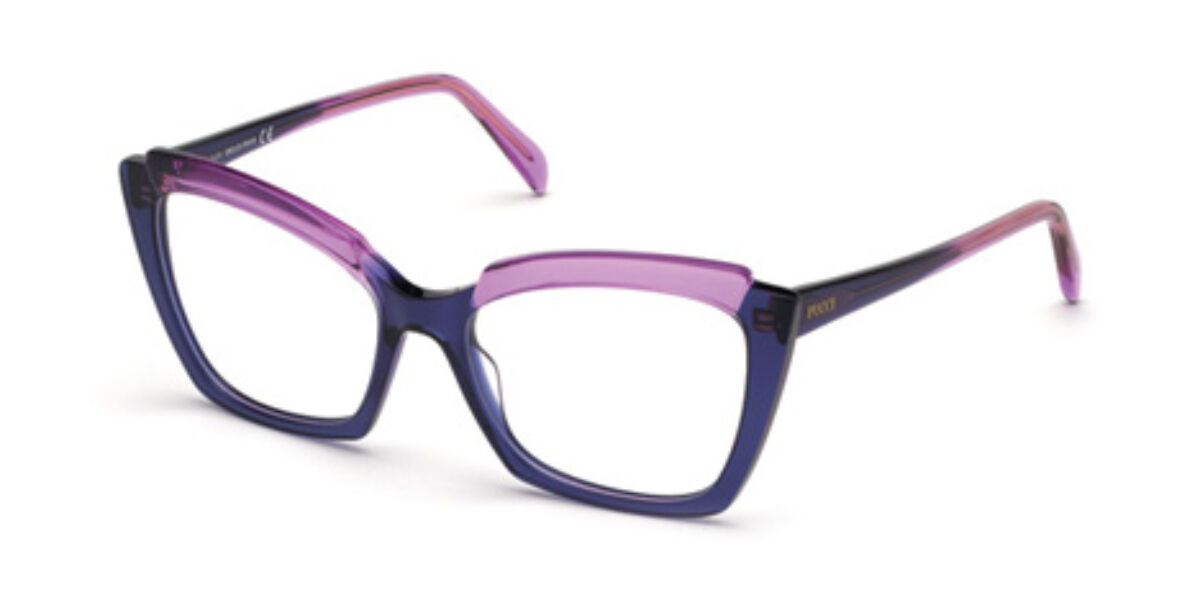 Emilio Pucci EP5160 087 55 Blåa Glasögon (Endast Båge) Kvinna