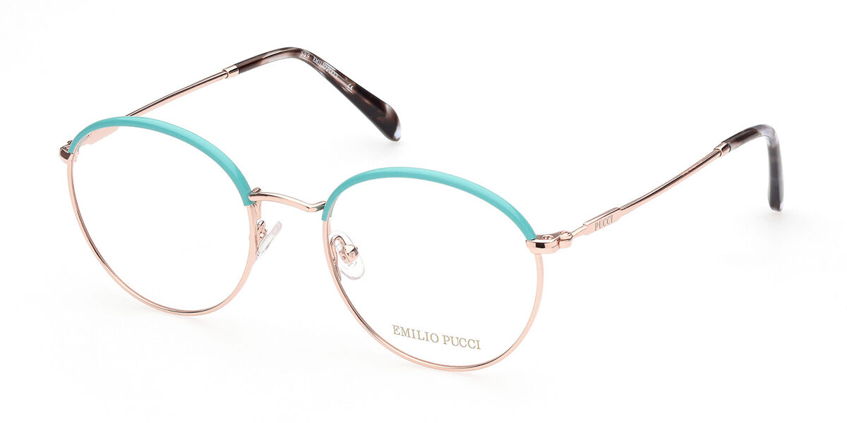 Photos - Glasses & Contact Lenses Emilio Pucci EP5153 028 Women's Eyeglasses Green Size 51 (Fra 
