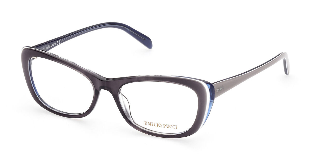 Photos - Glasses & Contact Lenses Emilio Pucci EP5158 020 Women's Eyeglasses Grey Size 53 (Fram 