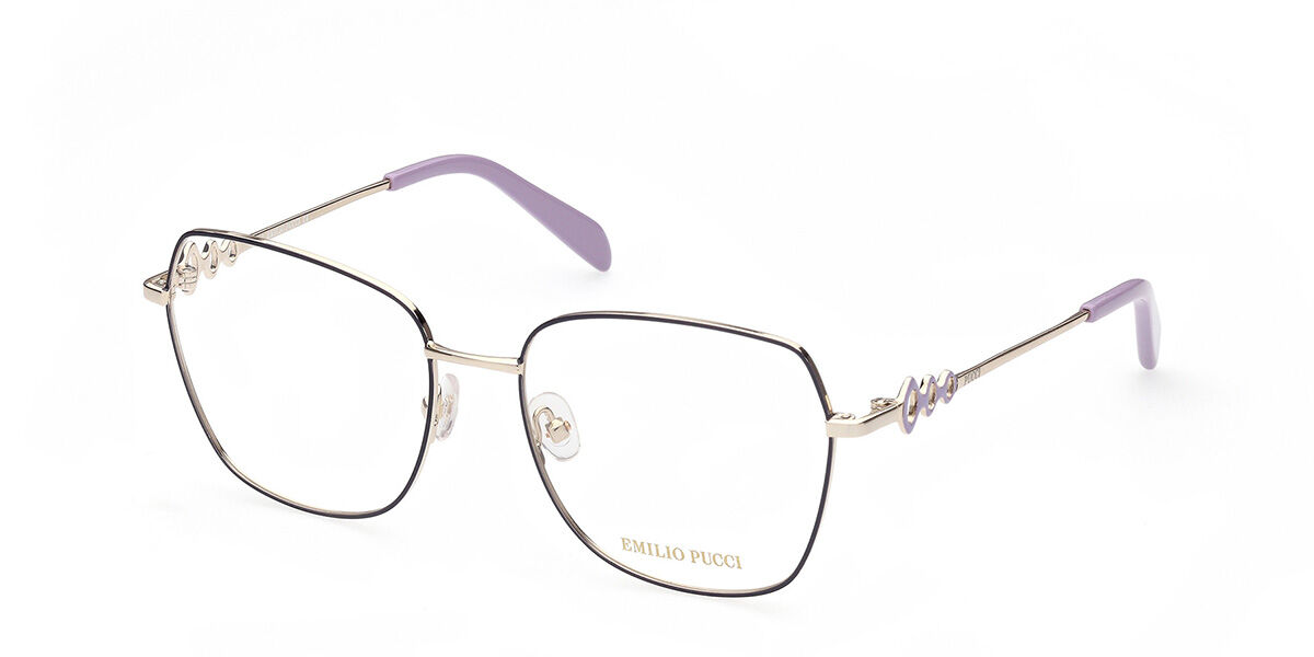 Photos - Glasses & Contact Lenses Emilio Pucci EP5179 092 Women's Eyeglasses Gold Size 54 (Fram 