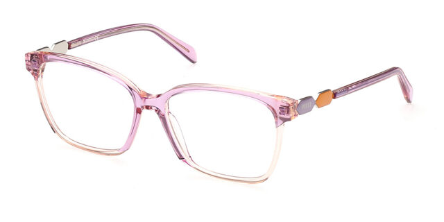 Emilio Pucci Rectangle Women Pink Acetate Frame Amazon.com: Pucci EP0216 72S shiny light pink 55/18/140  main image 2