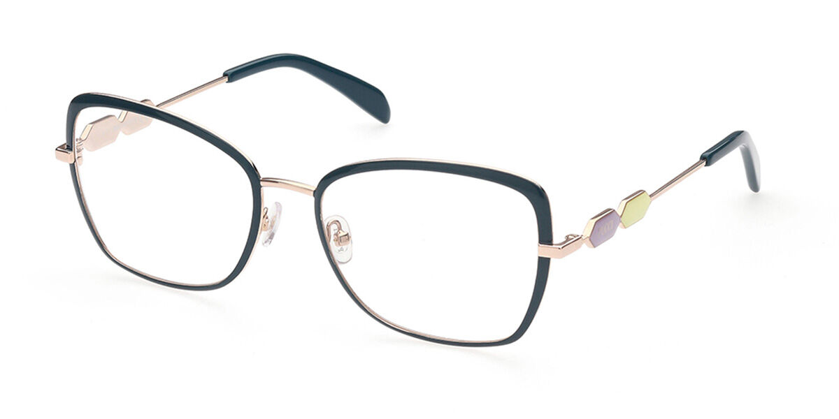 Photos - Glasses & Contact Lenses Emilio Pucci EP5186 089 Women's Eyeglasses Blue Size 56 (Fram 