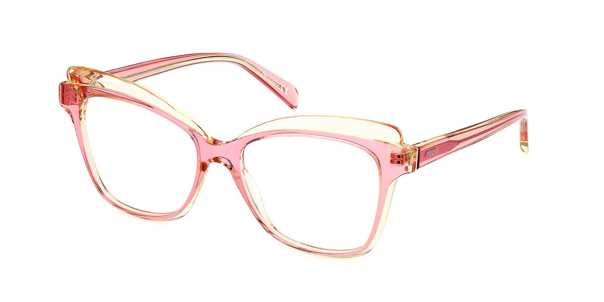 Montatura Occhiali Donna Emilio Pucci EP5211 56001 – Multicolore, Senza Graduazione, Design Firmato