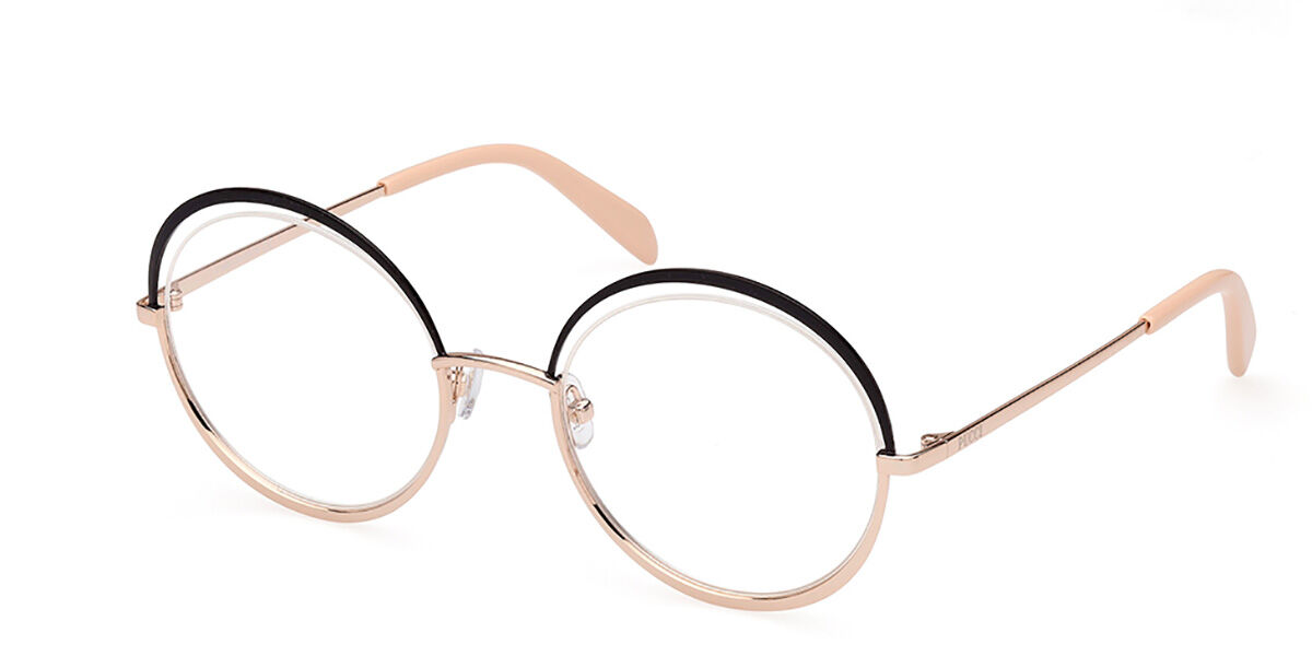 Photos - Glasses & Contact Lenses Emilio Pucci EP5207 005 Women's Eyeglasses Rose-Gold Size 53 