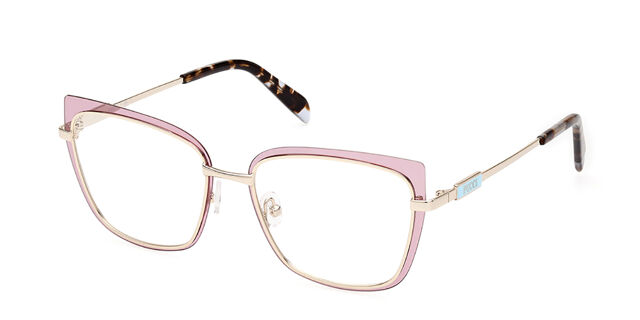 Emilio Pucci Rectangle Women Gold Metal Frame Emilio Pucci Women Eyeglasses EP2683 001 Black 51 15 135  main image 4