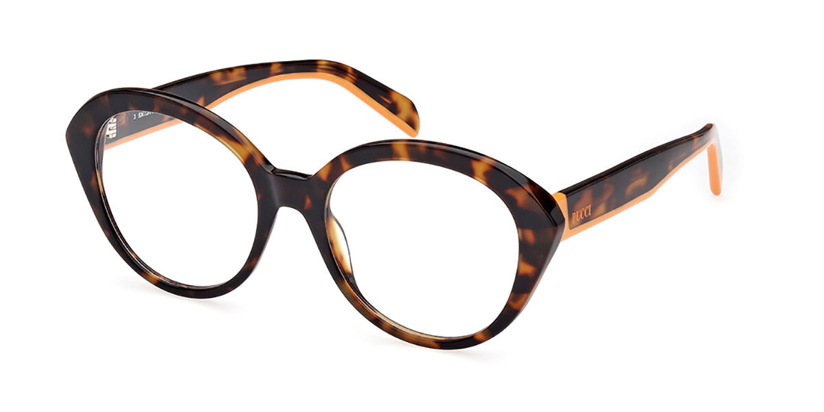 Emilio Pucci EP5223 052 Women’s Eyeglasses Tortoiseshell Size 52 (Frame Only) - Blue Light Block Available