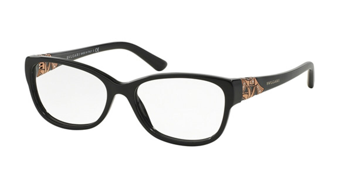 Bvlgari BV4104B 501 Eyeglasses in Black | SmartBuyGlasses USA