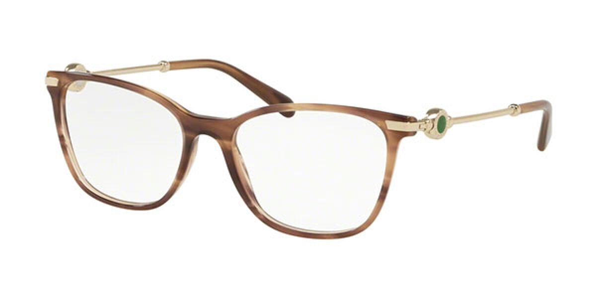 Bvlgari BV4169 5240 Eyeglasses in Striped Brown | SmartBuyGlasses USA