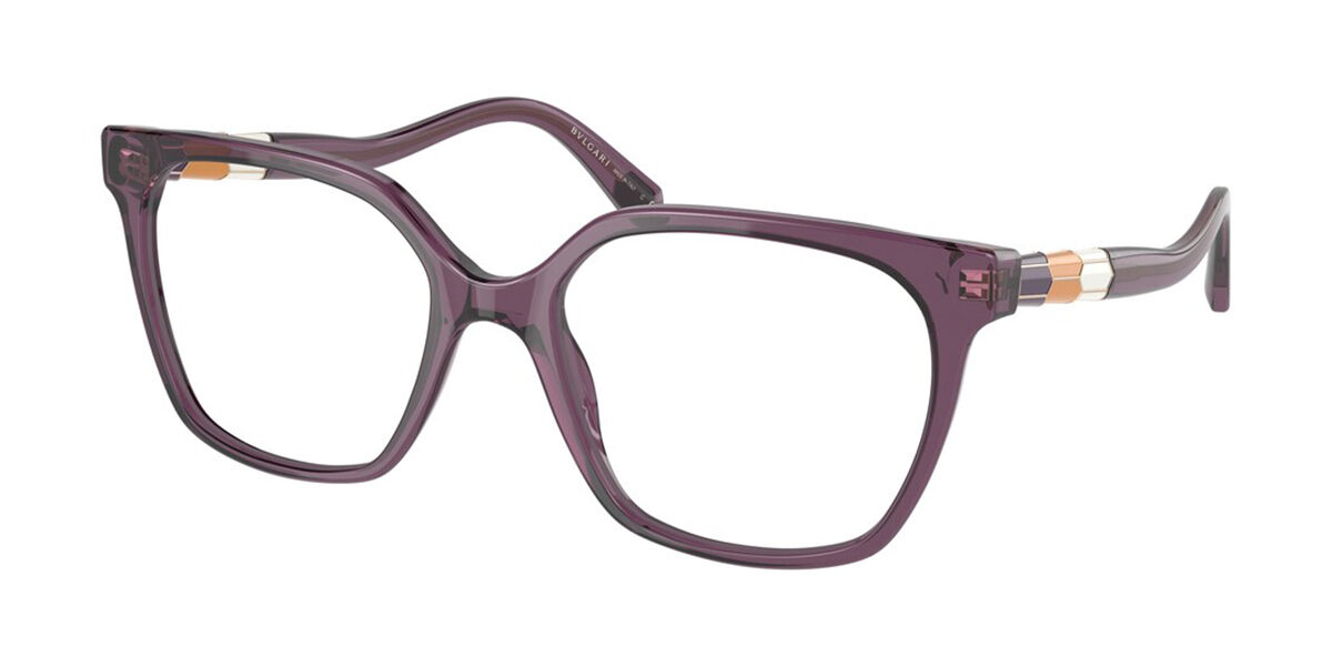 Bvlgari BV4205 5514 Glasses Transparent Amethyst Violet | SmartBuyGlasses UK