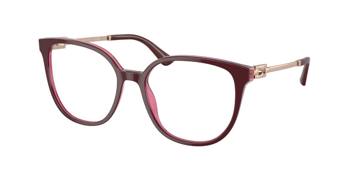 Bvlgari BV4212 5470 Glasses Transparent Pink | VisionDirect Australia