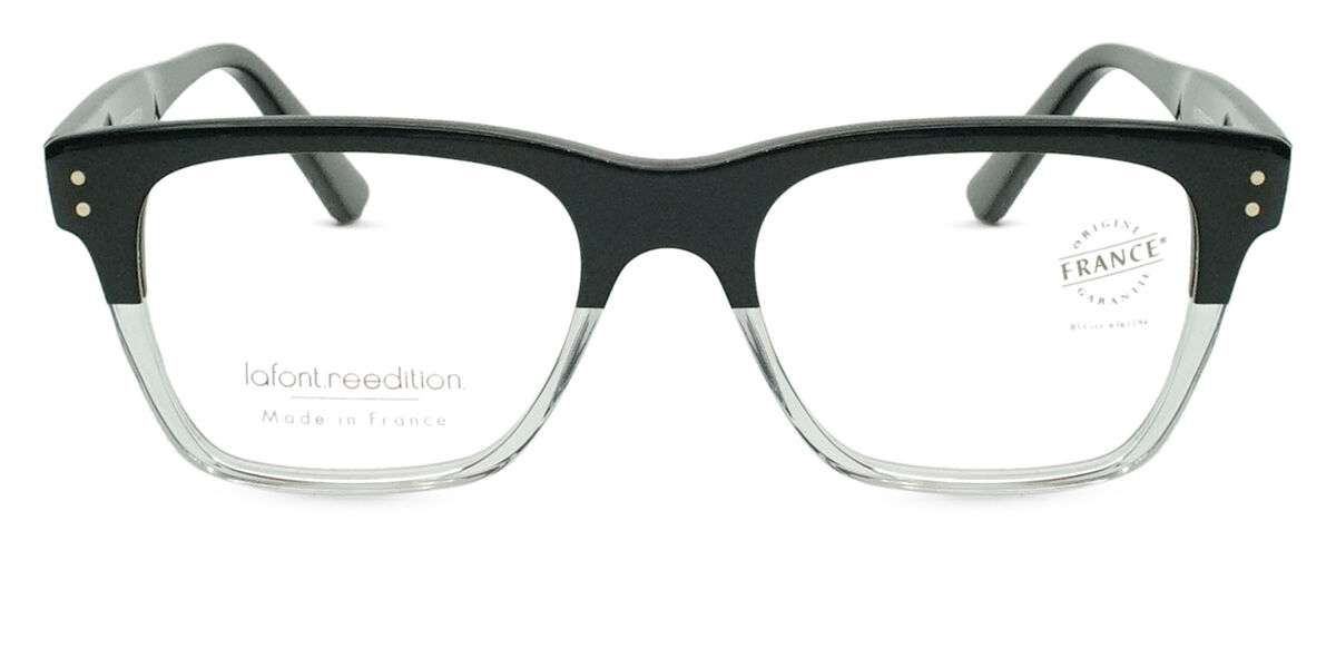 Lafont Intermezzo 1087 Men's Glasses Black Size Standard - Free Lenses - HSA/FSA Insurance - Blue Light Block Available