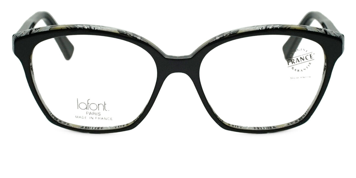 Lafont Jupon 1065 Men's Glasses Black Size Standard - Free Lenses - HSA/FSA Insurance - Blue Light Block Available