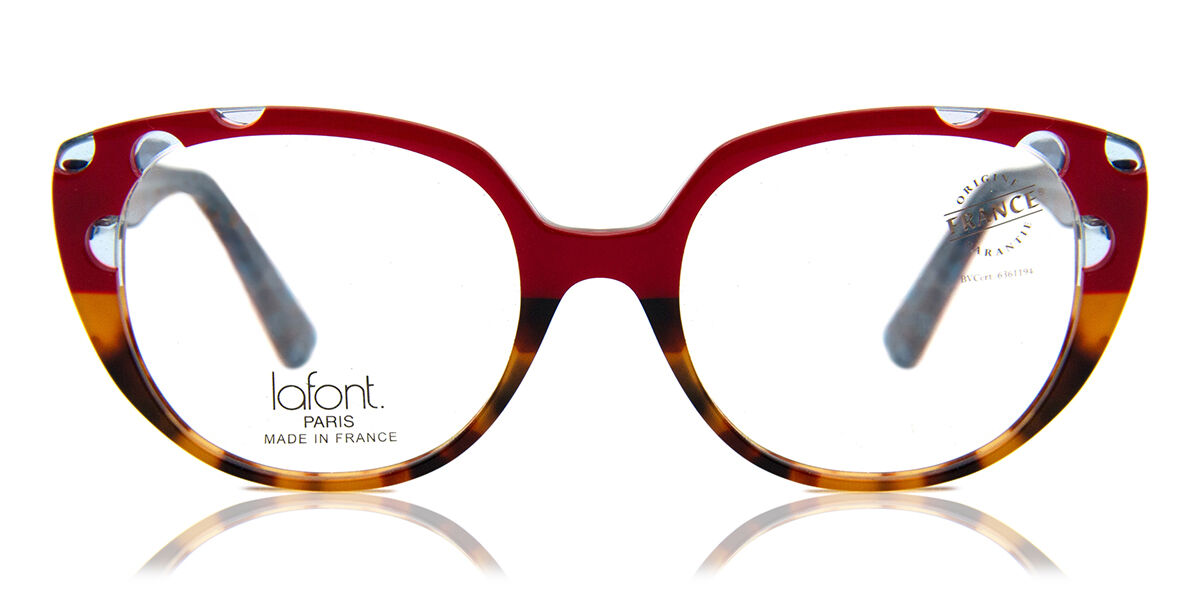 Lafont Melimelo 6127 Women's Eyeglasses Red Size 51 (Frame Only) - Blue Light Block Available