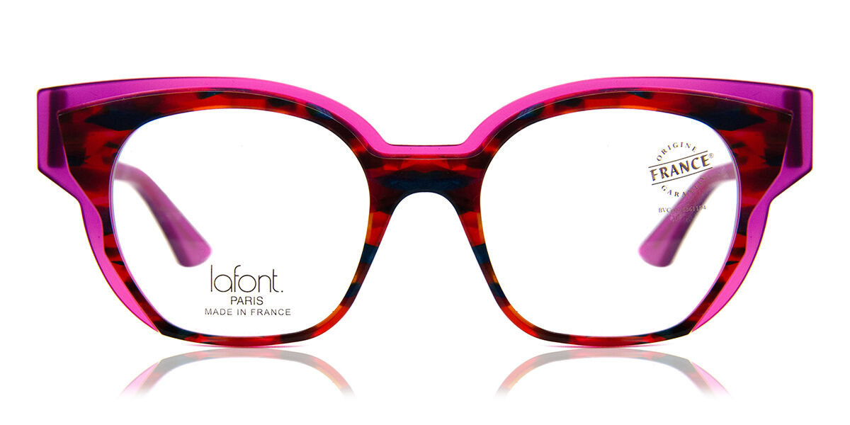 Lafont Niagara 6037 Women's Eyeglasses Red Size 51 (Frame Only) - Blue Light Block Available