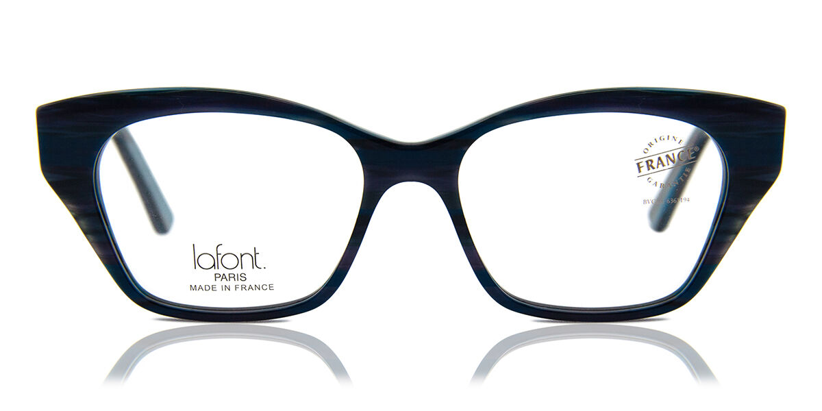 Lafont Nice 3141 Women's Eyeglasses Blue Size 53 (Frame Only) - Blue Light Block Available