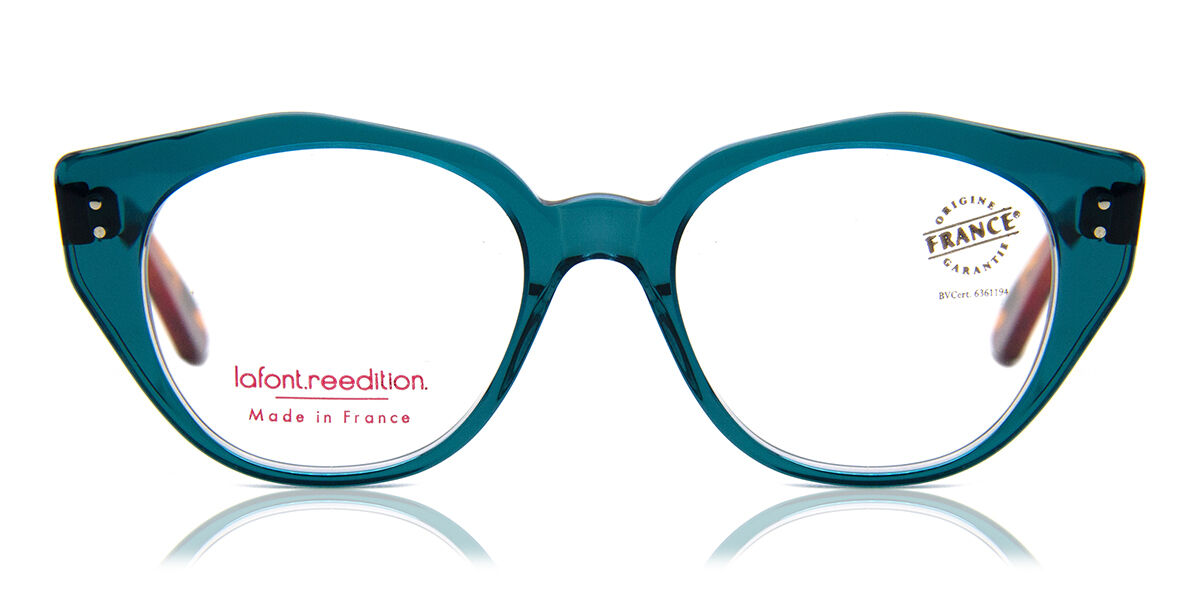 Lafont Nightclub 3211 Women's Eyeglasses Green Size 50 (Frame Only) - Blue Light Block Available