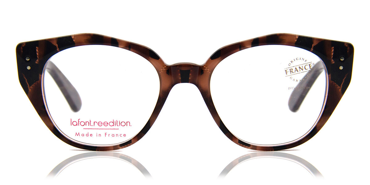 Lafont Nightclub 5179 50 Sköldpaddemönstradeshell Glasögon (Endast Båge) Kvinna