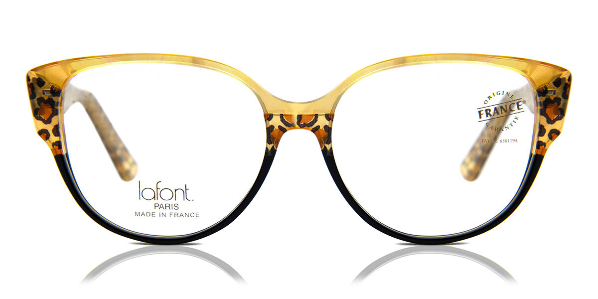 Lafont Non Stop 380 Women's Eyeglasses Yellow Size 54 (Frame Only) - Blue Light Block Available