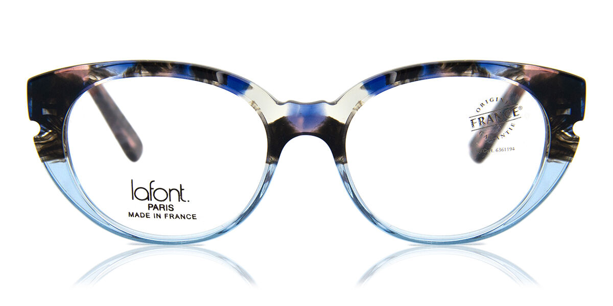 Lafont Ombeline 3178 Womens Glasses Blue Size - Free Lenses - HSA/FSA Insurance - Blue Light Block Available