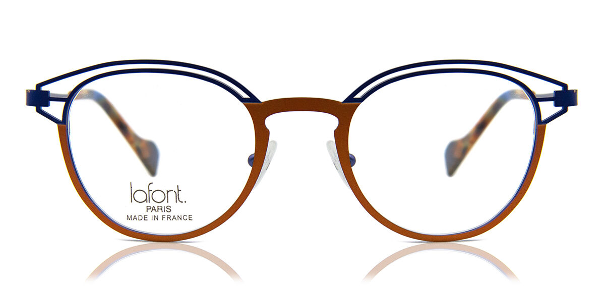 Lafont Opportune 3758 Women's Eyeglasses Blue Size 48 (Frame Only) - Blue Light Block Available